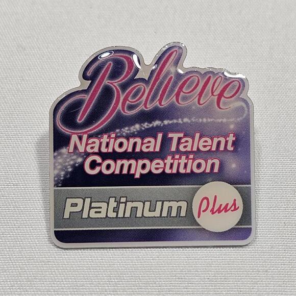 Other - Believe National Talent Competition Platinum Plus Award Medal Pin